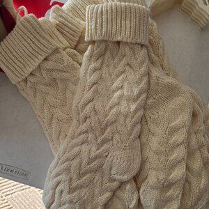 Christmas Knitted Stockings Set of 8